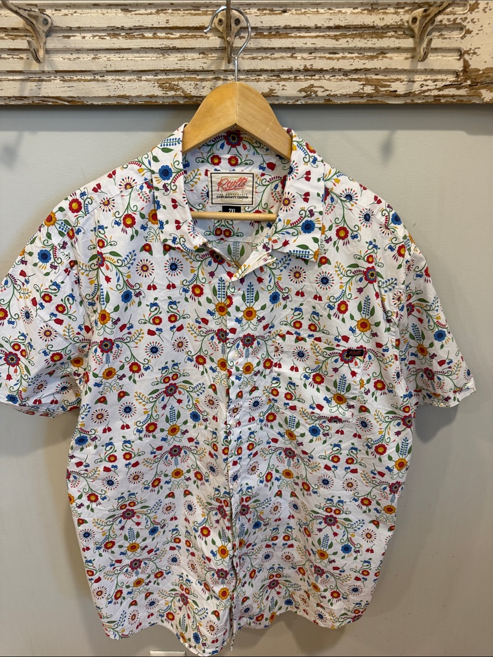 RSVLTS Juanita Floral Shirt size XXL